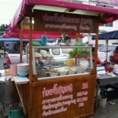 ร้านซินจ่าว ก๋วยจั๊บญวน หน้าโลตัสเทพารักษ์ จ.สมุทรปราการ